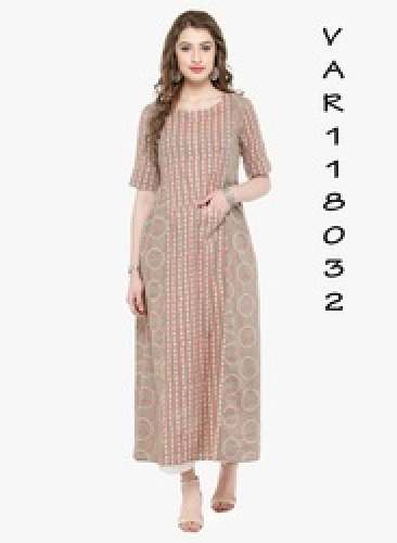 Printed Long Kurti by keshvi fashion