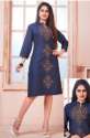 Embroidery Denim Kurtis  thumb 1