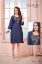 Embroidery Denim Kurtis  thumb 2