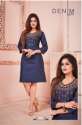 Embroidery Denim Kurtis  thumb 5