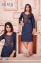 Embroidery Denim Kurtis  thumb 7