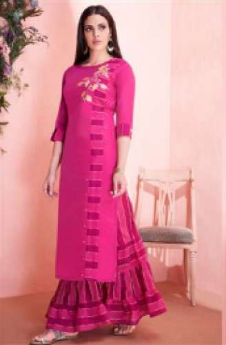 Silk Kurti Set 