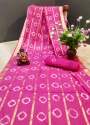 New bandhej design saree for women thumb 1