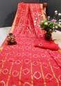 New bandhej design saree for women thumb 2