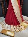 Silver Doriya Rich Pallu thumb 1
