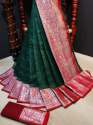 Silver Doriya Rich Pallu thumb 2