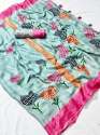 Joot Linen [printed saree thumb 9