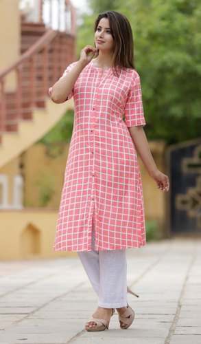 Fancy Straight Kurti