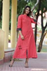 Katha Cotton Long Casual Kurti