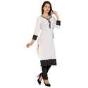 Katha Patch Cotton Kurti thumb 1