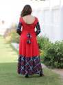 Long Designer Checks Border Kurti thumb 1