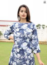 Rayon Printed Straight Kurti1