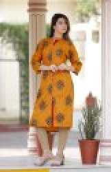 Rayon Straight Fancy Kurti