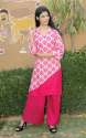 Stand Collar In Double Layer Kurti thumb 1