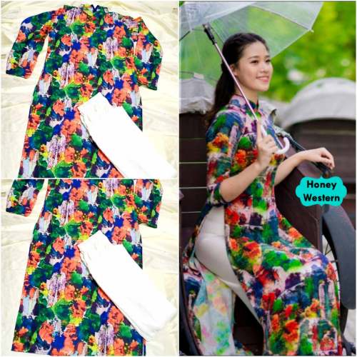 HONEY WESTERN TOP WITH PLAZO -2