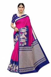 ART SILK SAREES WITH FIGURE PRINT
