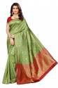 Banarsi jaquard saree thumb 2