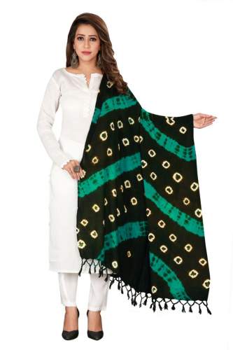 Cotton  Bandhani duptta