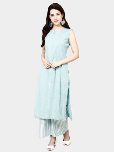 Cotton Kurti with palazzo set with more colours