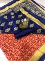 Fancy art silk saree thumb 5