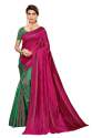 Fancy Half and half colour cotton silk saree thumb 2
