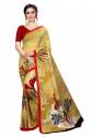 Georgette printed saree thumb 2