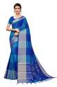 Linen Cotton Saree thumb 3