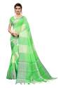 Linen Cotton Saree thumb 4