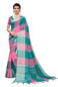 Linen Cotton Saree thumb 5