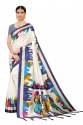 Multi colour art silk saree 