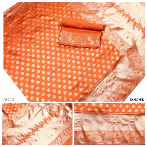 Party wear banarsi silk saree