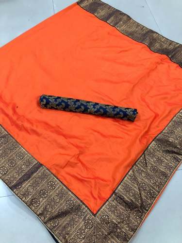 Sana silk saree with jaquard border