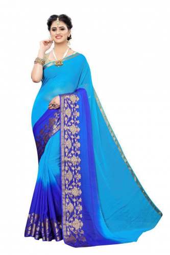 Womans Chiffon Saree