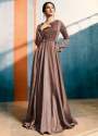 jennifer-winget-brown-colour-gown-mugdha-5009