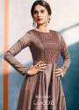 Jennifer Winget Brown colour gown -MUGDHA - 5009 thumb 1