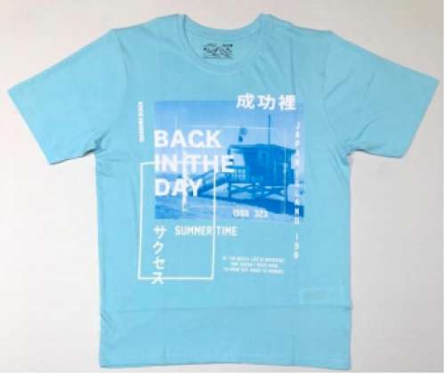 mens round neck t shirt by Oviya Fashions
