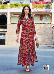 Dhabu Print Reyon Cotton kurti
