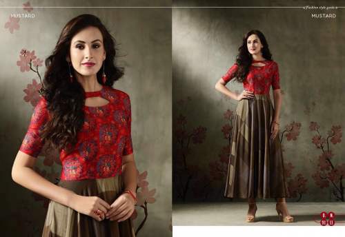 georgette kurti