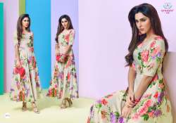 Japan  satin Printed Kurti