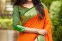 Kasturi silk saree - raj yog thumb 2