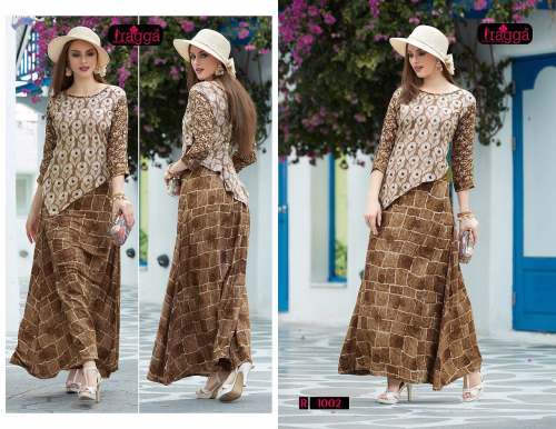 koti with fancy kurti