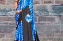 Nylon satin saree - Rajtex kajari thumb 2