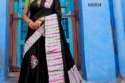 Nylon satin saree - Rajtex kajari thumb 6