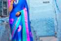 Nylon satin saree - Rajtex kajari thumb 7