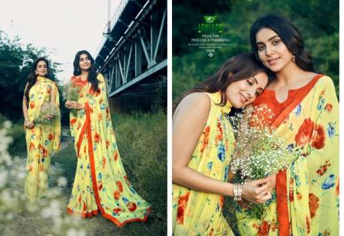 printed saree - Gulabo Flower Print