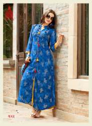 Reyon Cotton Print kurti -Dairy Milk Vol 4