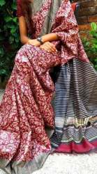 bhagalpuri cotton printed saree