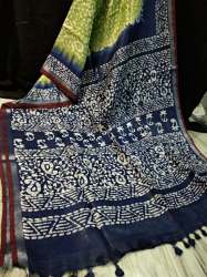 cotton printed saree