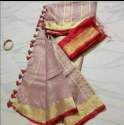 designer linen saree thumb 1