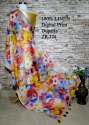 flower print dupatta